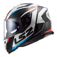 LS2 FF800 STORM RACER HELMET - WHITE / BLUE / RED