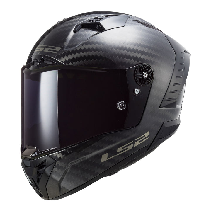 LS2 FF805C THUNDER GLOSS CARBON HELMET 22.06 (SIZE: LARGE)