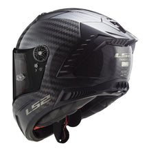 LS2 FF805C THUNDER GLOSS CARBON HELMET 22.06 (SIZE: LARGE)