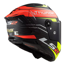 LS2 FF805C THUNDER CARBON ATTACK MATT RED / HI-VIS YELLOW - ECE 22.06 (Size: LARGE)