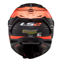 LS2 FF805C THUNDER CARBON ATTACK MATT RED / HI-VIS YELLOW - ECE 22.06 (Size: LARGE)