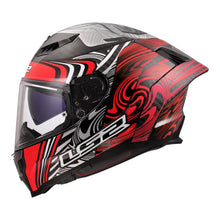 LS2 FF807 DRAGON ENTHUM HELMET - BLACK / RED 22.06