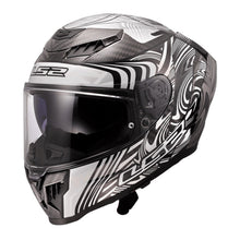LS2 FF807 DRAGON ENTHUM HELMET - BLACK / SILVER 22.06