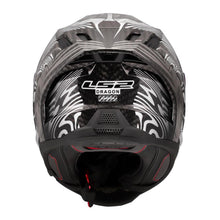 LS2 FF807 DRAGON ENTHUM HELMET - BLACK / SILVER 22.06