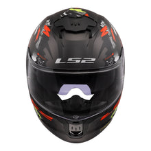 LS2 FF808 STREAM II ANGRY MONKEY HELMET - MATTE BLACK / RED 06