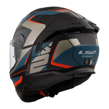 LS2 FF808 STREAM II ROAD HELMET - MATT BLACK / BLUE 22.06