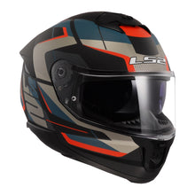 LS2 FF808 STREAM II ROAD HELMET - MATT BLACK / BLUE 22.06