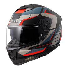 LS2 FF808 STREAM II ROAD HELMET - MATTE BLACK / BLUE 22.06
