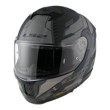 LS2 FF808 STREAM II SHADOW HELMET - MATTE TITANIUM / GREY 06