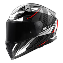 LS2 FF811 VECTOR 2 SAVAGE HELMET - WHITE/RED/GREY - ECE 22.06