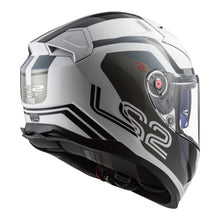 LS2 FF811 VECTOR II METRIC HELMET - WHITE / TITANIUM / SILVER