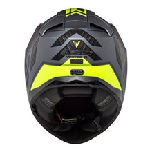 LS2 FF811 VECTOR 2 SPLITTER - MATT TITANIUM/HI-VIS YELLOW - ECE 22.06 (SIZE: MEDIUM)