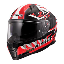 LS2 FF811 VECTOR 2 BUNTRI HELMET - BLACK / RED