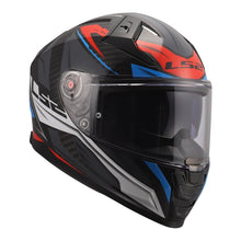 LS2 FF811 VECTOR 2 CARBON SAVAGE HELMET - BLUE / RED