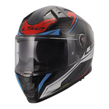 LS2 FF811 VECTOR 2 CARBON SAVAGE HELMET - BLUE / RED