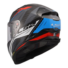 LS2 FF811 VECTOR 2 CARBON SAVAGE HELMET - BLUE / RED