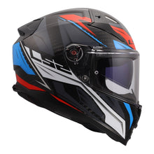LS2 FF811 VECTOR 2 CARBON SAVAGE HELMET - BLUE / RED