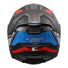 LS2 FF811 VECTOR 2 CARBON SAVAGE HELMET - BLUE / RED
