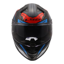 LS2 FF811 VECTOR 2 CARBON SAVAGE HELMET - BLUE / RED