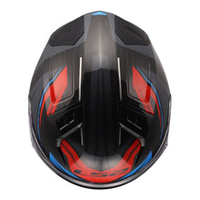LS2 FF811 VECTOR 2 CARBON SAVAGE HELMET - BLUE / RED