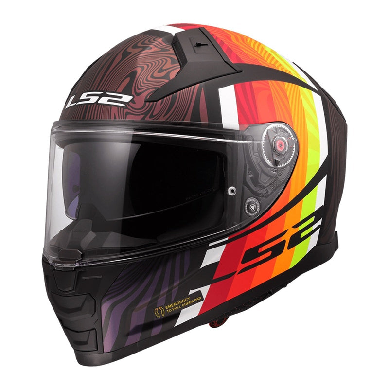 LS2 FF811 VECTOR 2 FREEDOM HELMET - MATT BLACK/CHAMELEON