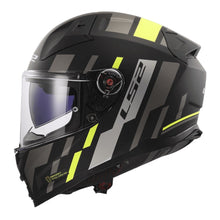 LS2 FF811 VECTOR II TRON HELMET - MATT BLACK / HI-VIS YELLOW