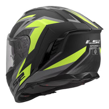 LS2 FF818 STORM 3 DYNAMO HELMET - BLACK / HI-VIS YELLOW