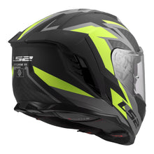 LS2 FF818 STORM 3 DYNAMO HELMET - BLACK / HI-VIS YELLOW