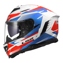 LS2 FF818 STORM 3 KOMAI HELMET - WHITE / BLUE / RED