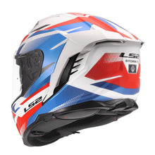 LS2 FF818 STORM 3 KOMAI HELMET - WHITE / BLUE / RED