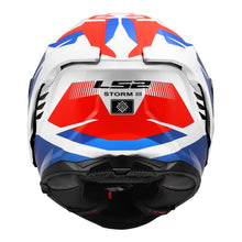 LS2 FF818 STORM 3 KOMAI HELMET - WHITE / BLUE / RED