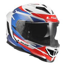 LS2 FF818 STORM 3 KOMAI HELMET - WHITE / BLUE / RED