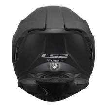 LS2 FF818 STORM 3 HELMET BLACK (Size: MEDIUM)