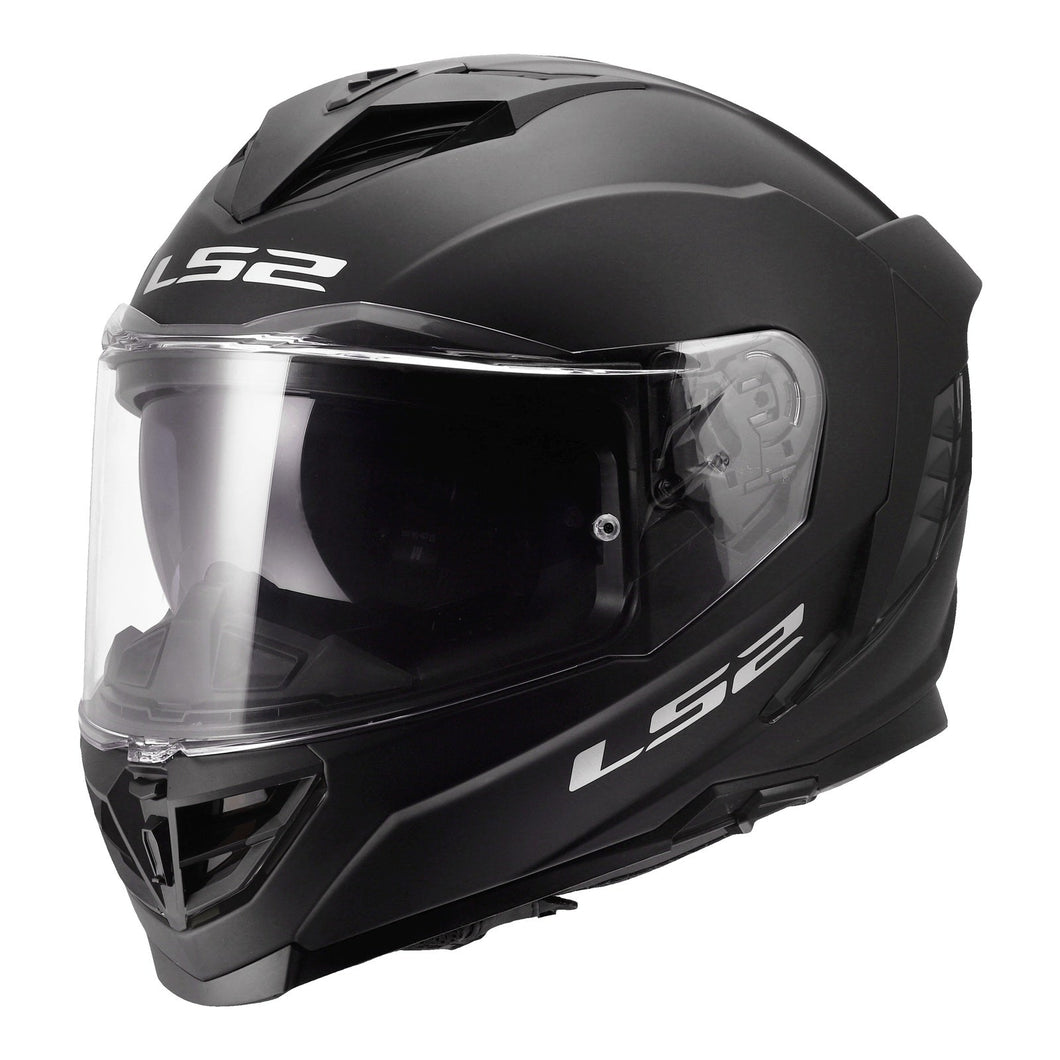 LS2 FF818 STORM 3 HELMET BLACK (Size: MEDIUM)