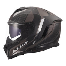 LS2 FF818 STORM 3 SPORTY HELMET - BLACK / GREY