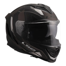 LS2 FF818 STORM 3 SPORTY HELMET - BLACK / GREY