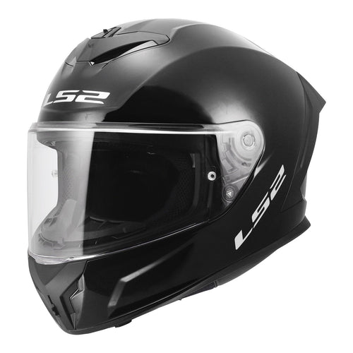 LS2 FF820 RAPID 3 SOLID HELMET - GLOSS BLACK