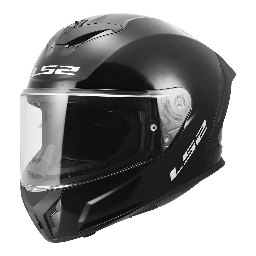 LS2 FF820 RAPID 3 SOLID HELMET - GLOSS BLACK