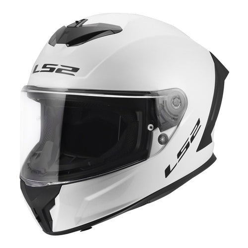 LS2 FF820 RAPID 3 SOLID HELMET - GLOSS WHITE