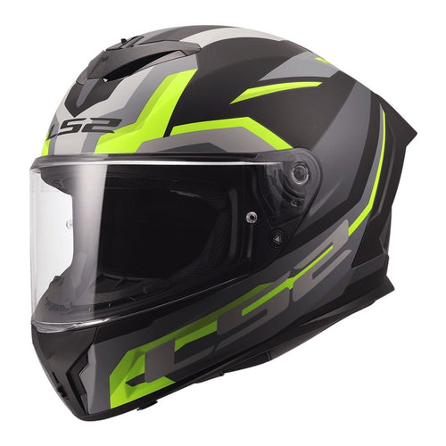 LS2 FF820 RAPID 3 HYPER HELMET - BLACK / HI-VIS YELLOW