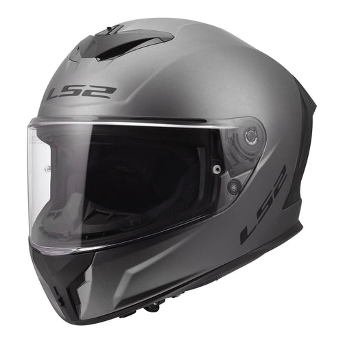 LS2 FF820 RAPID 3 SOLID HELMET - MATT TITANIUM
