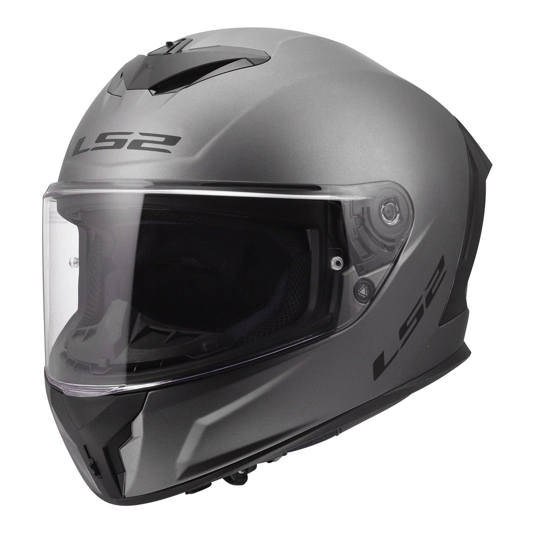 LS2 FF820 RAPID 3 SOLID HELMET - MATT TITANIUM
