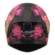 LS2 FF820 RAPID 3 POPPIES HELMET - BLACK / PINK