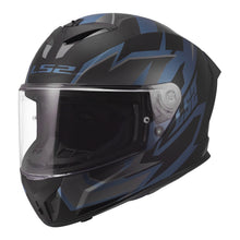 LS2 FF820 RAPID 3 XTREM HELMET - BLACK / BLUE PETROL