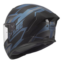 LS2 FF820 RAPID 3 XTREM HELMET - BLACK / BLUE PETROL