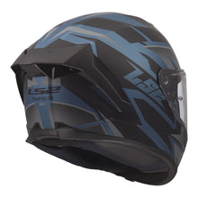 LS2 FF820 RAPID 3 XTREM HELMET - BLACK / BLUE PETROL