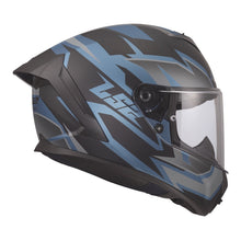LS2 FF820 RAPID 3 XTREM HELMET - BLACK / BLUE PETROL