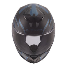 LS2 FF820 RAPID 3 XTREM HELMET - BLACK / BLUE PETROL