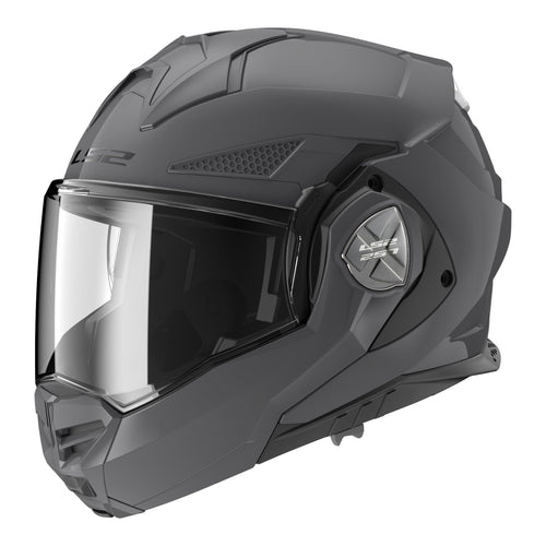 LS2 FF901 ADVANT X SOLID FLIP OVER MODULAR HELMET - NARDO GREY - ECE 22.06