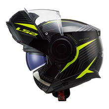 LS2 FF902 SCOPE SKID HELMET - BLACK / HI-VIS YELLOW